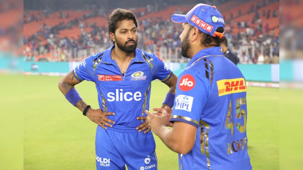 Visibly Frustrated Rohit Sharma Has Intense Chat With Hardik Pandya After MI's Loss To GT. Watch