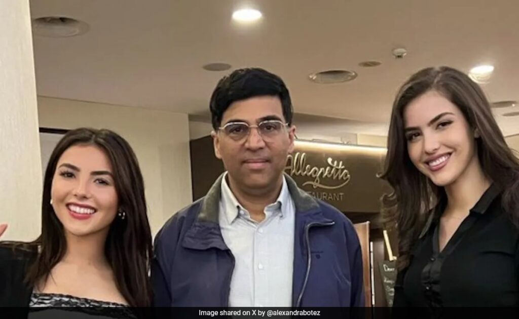 Viswanathan Anand's Pic With Botez Sisters Goes Viral