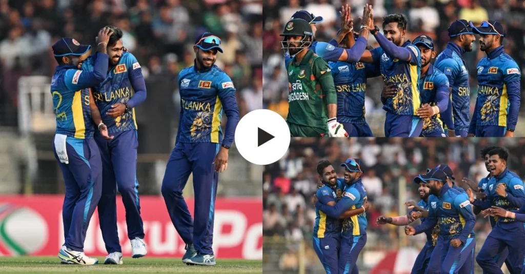 WATCH: Nuwan Thushara takes a brilliant hat-trick in Sri Lanka’s series-clinching win over Bangladesh during 3rd T20I