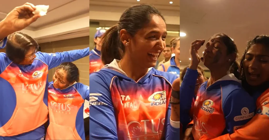 WPL 2024 [WATCH]: Mumbai Indians celebrate Harmanpreet Kaur’s birthday with cake smashing and Punjabi tunes