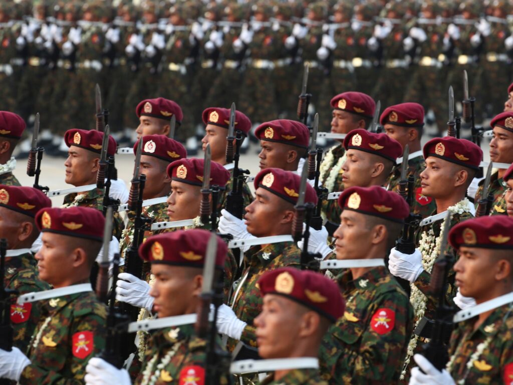 ‘Backs to the wall’: Myanmar military prepares to mark Armed Forces Day | Military News