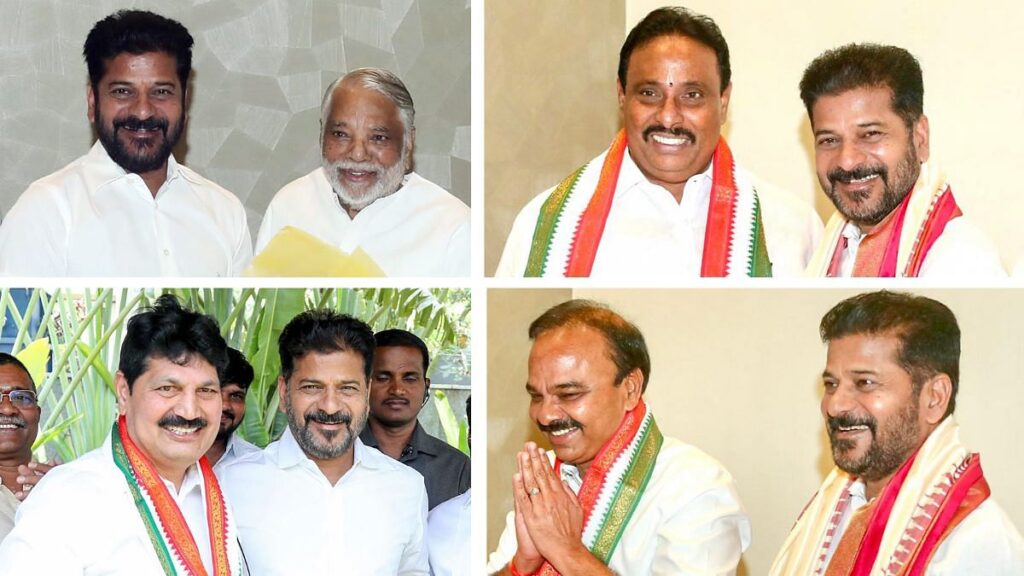 As BRS scrambles to stem defections, key leaders who have jumped ship to Congress, BJP