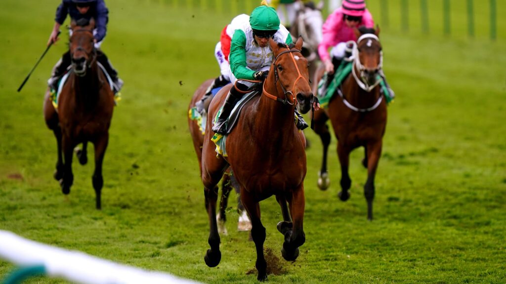 Sean Levey and Haatem pull clear in the Craven Stakes