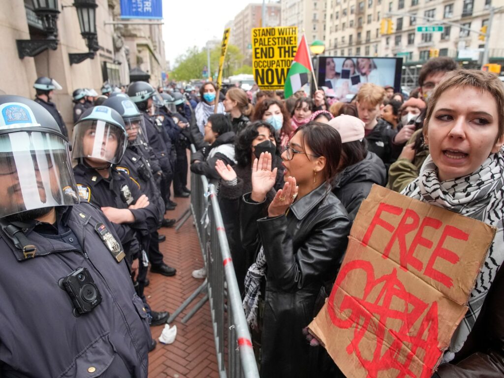 Dozens of pro-Palestinian protesters arrested as Columbia clears encampment | Israel War on Gaza News