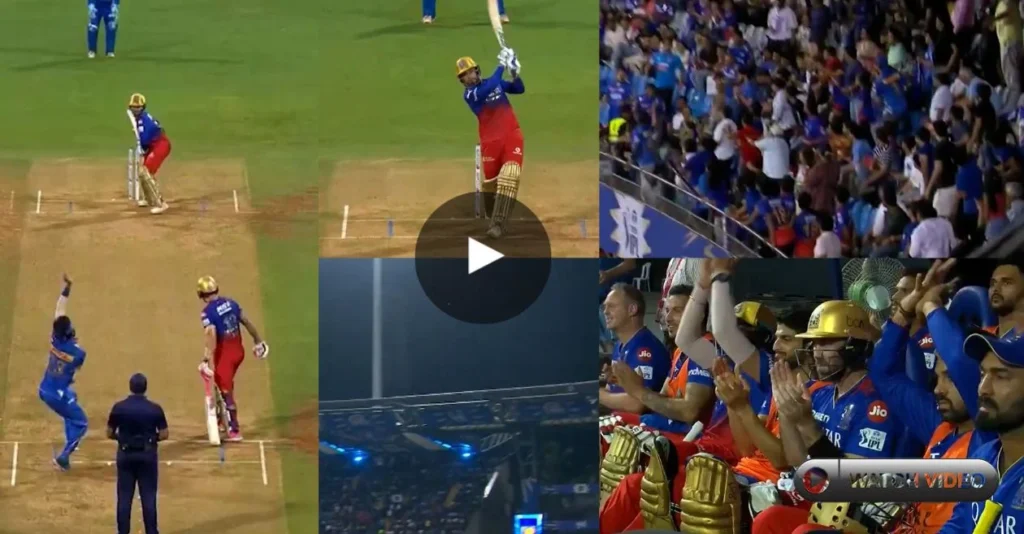 IPL 2024 [WATCH]: Rajat Patidar hits a monstrous six off Hardik Pandya during MI vs RCB clash