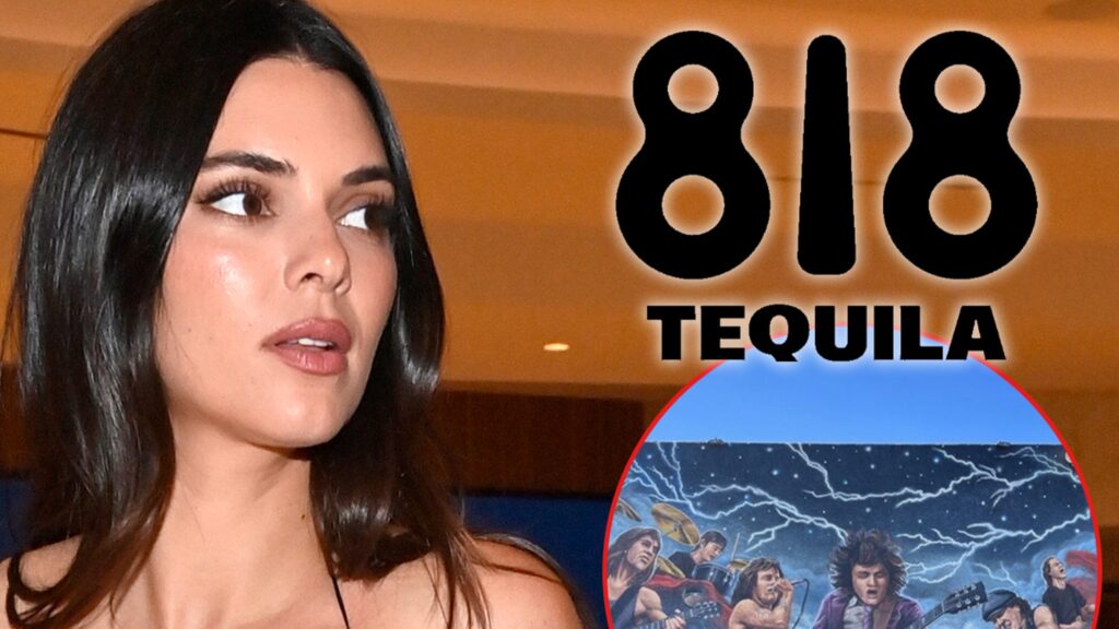 Kendall Jenner's 818 Tequila Slammed for Ruining AC/DC Mural, Sources Say BS