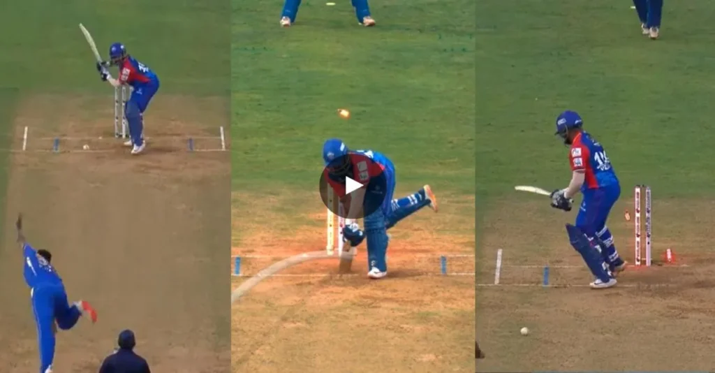 WATCH: Jasprit Bumrah cleans up Prithvi Shaw with a deadly toe-crusher in MI vs DC clash | IPL 2024