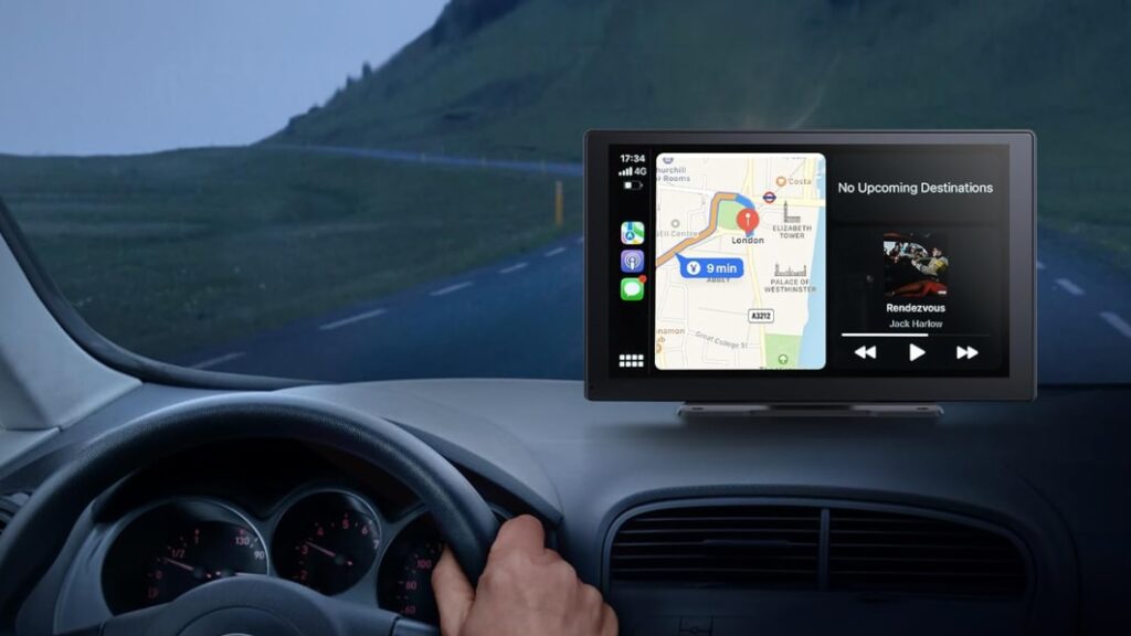 Wireless Apple CarPlay And Andriod Auto Touchscreen Monitor Now 30% Off At Amazon