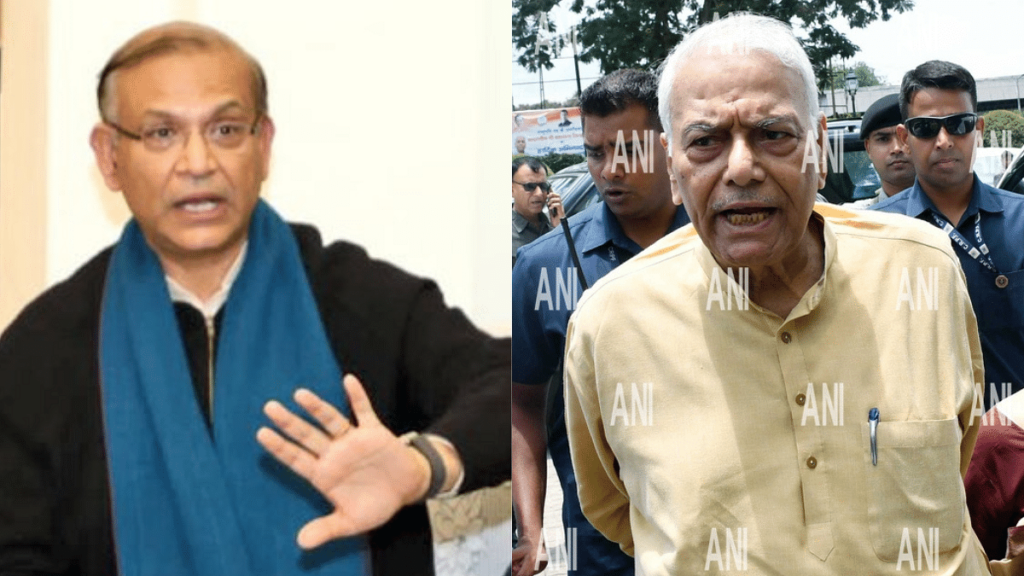 father Yashwant backing Oppn, son Jayant out of fray