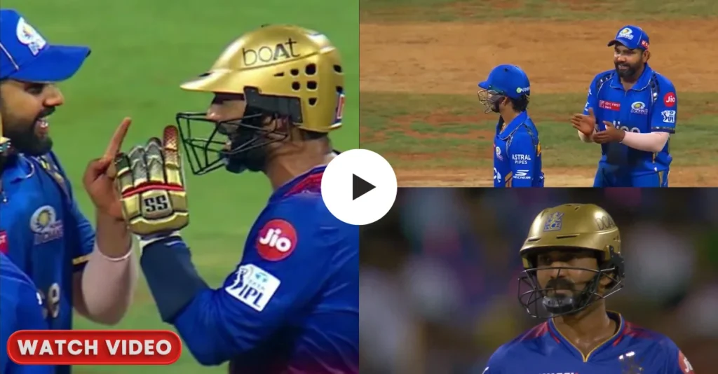 ‘Shabaash DK’: Rohit Sharma teases Dinesh Karthik with T20 World Cup jibe during MI vs RCB clash in IPL 2024, video goes viral