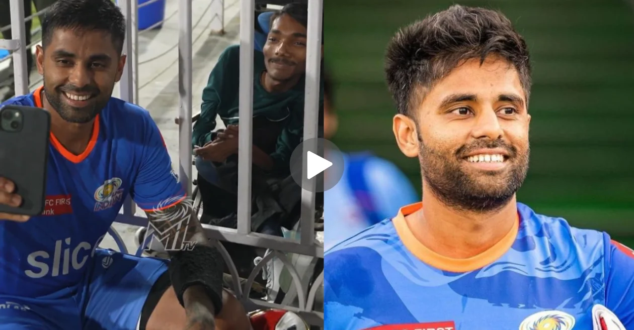 IPL 2024 [WATCH] Suryakumar Yadav fulfills want of a speciallyabled